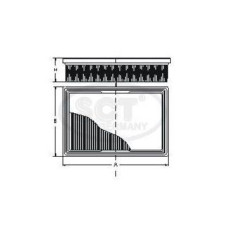 Oro filtras SCT - MANNOL SB 684