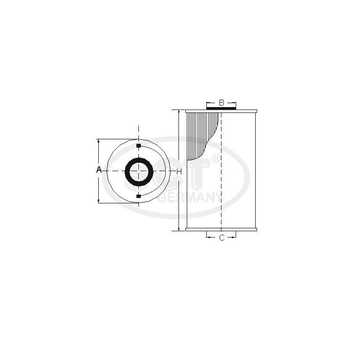 Kuro filtras SCT - MANNOL SC 7046 P