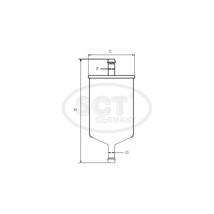 Kuro filtras SCT - MANNOL ST 308/1