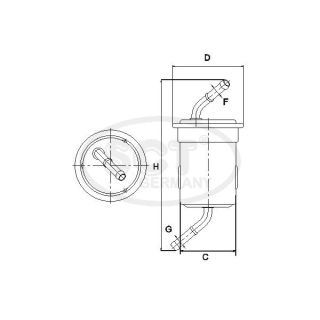 Kuro filtras SCT - MANNOL ST 364