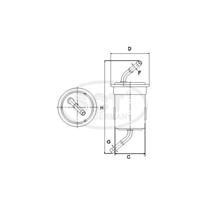 Kuro filtras SCT - MANNOL ST 364