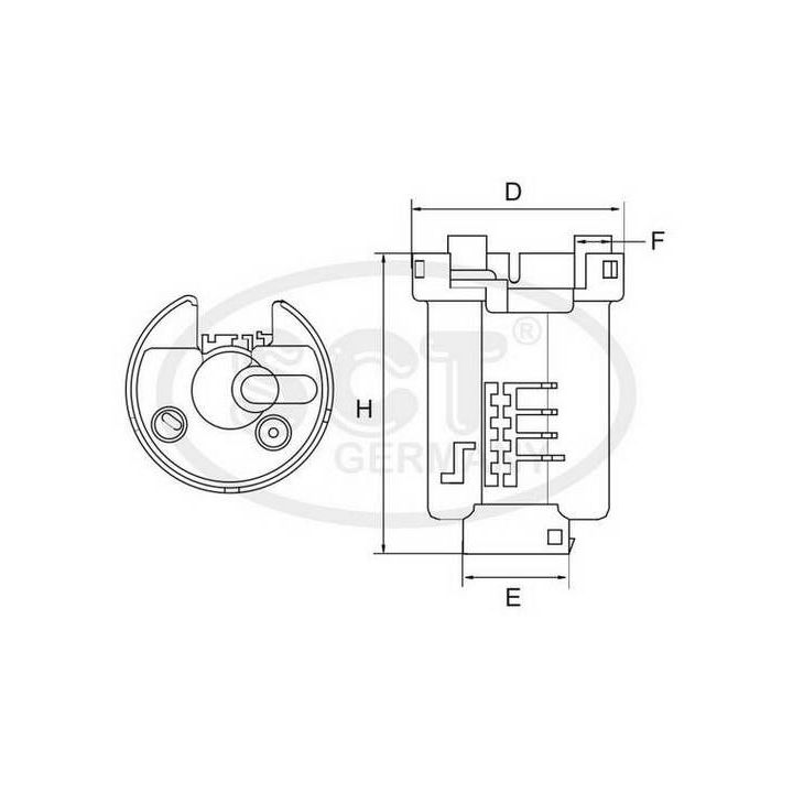 Kuro filtras SCT - MANNOL ST 400