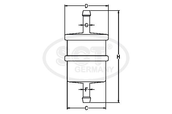 Kuro filtras SCT - MANNOL ST 487