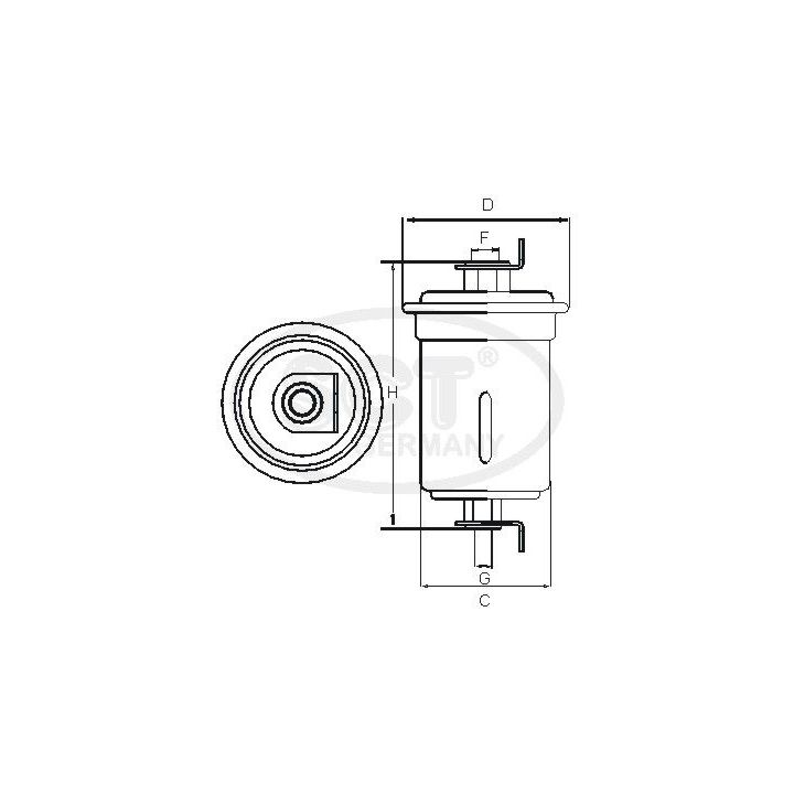 Kuro filtras SCT - MANNOL ST 6087