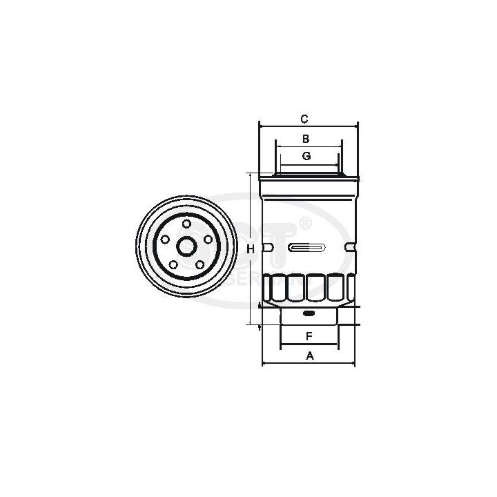 Kuro filtras SCT - MANNOL ST 6125