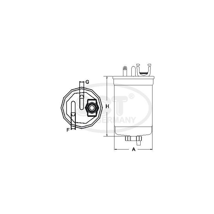 Kuro filtras SCT - MANNOL ST 6169