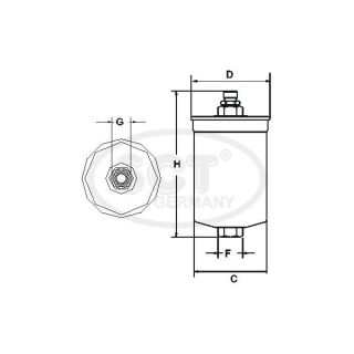 Kuro filtras SCT - MANNOL ST 744
