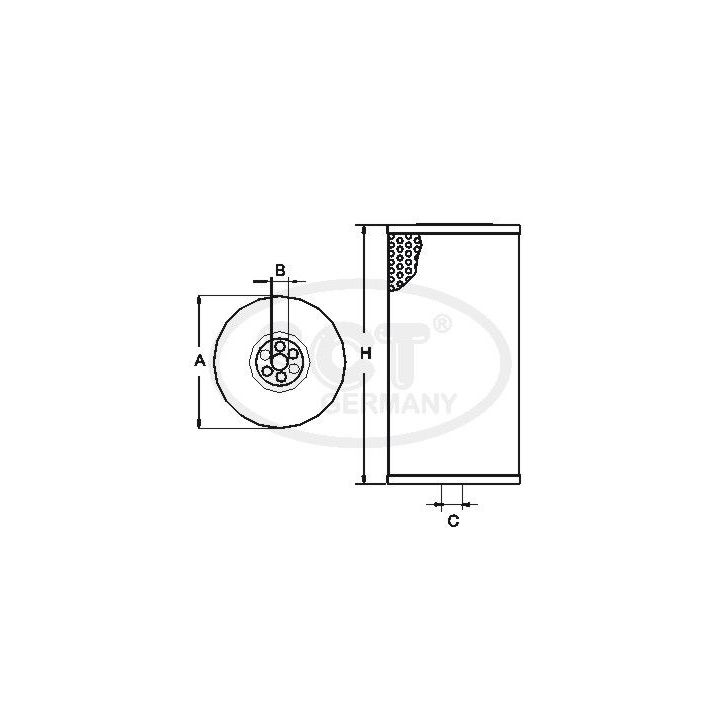 Kuro filtras SCT - MANNOL ST 756