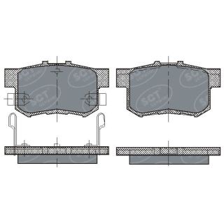 Stabdžių trinkelių rinkinys, diskinis stabdys SCT - MANNOL SP 168 PR