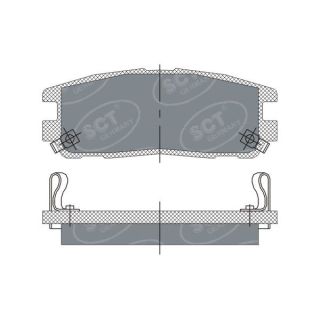 Stabdžių trinkelių rinkinys, diskinis stabdys SCT - MANNOL SP 248 PR