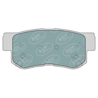 Stabdžių trinkelių rinkinys, diskinis stabdys SCT - MANNOL SP 326 PR