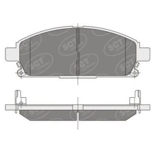Stabdžių trinkelių rinkinys, diskinis stabdys SCT - MANNOL SP 338 PR