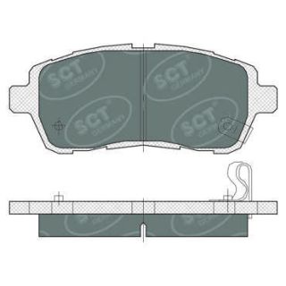 Stabdžių trinkelių rinkinys, diskinis stabdys SCT - MANNOL SP 384 PR