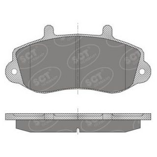 Stabdžių trinkelių rinkinys, diskinis stabdys SCT - MANNOL SP 418 PR