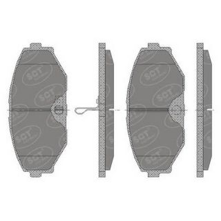 Stabdžių trinkelių rinkinys, diskinis stabdys SCT - MANNOL SP 440 PR