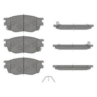 Stabdžių trinkelių rinkinys, diskinis stabdys SCT - MANNOL SP 443 PR