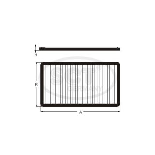 Filtras, salono oras SCT - MANNOL SAK 247