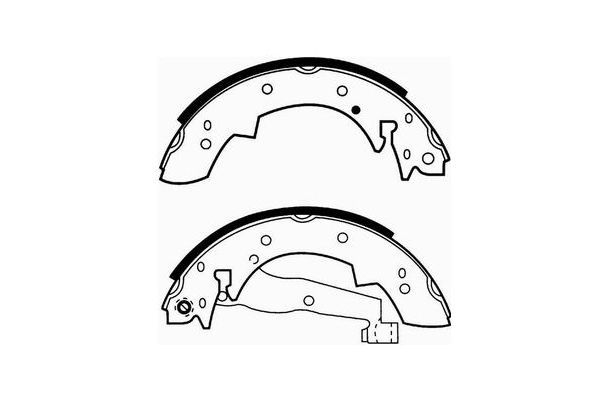 Stabdžių trinkelių komplektas, stovėjimo stabdis SCT - MANNOL SS 507