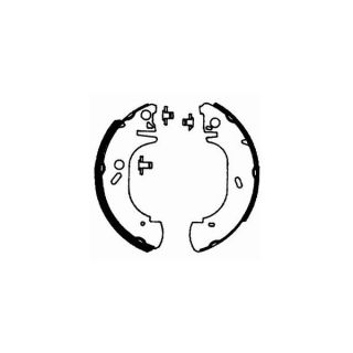 Stabdžių trinkelių komplektas, stovėjimo stabdis SCT - MANNOL SS 512