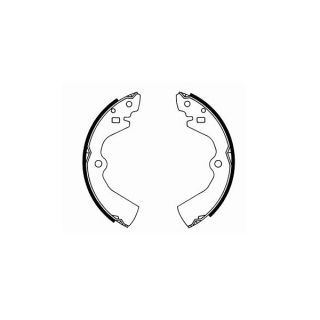 Stabdžių trinkelių komplektas, stovėjimo stabdis SCT - MANNOL SS 523