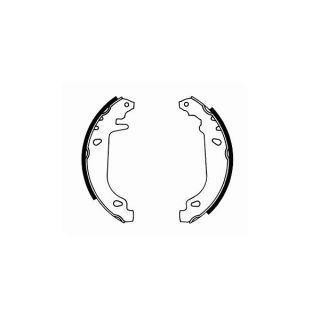 Stabdžių trinkelių komplektas, stovėjimo stabdis SCT - MANNOL SS 527