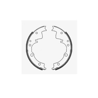 Stabdžių trinkelių komplektas, stovėjimo stabdis SCT - MANNOL SS 528