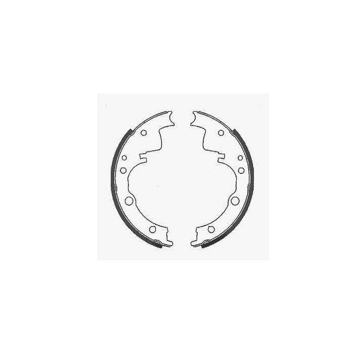 Stabdžių trinkelių komplektas, stovėjimo stabdis SCT - MANNOL SS 528