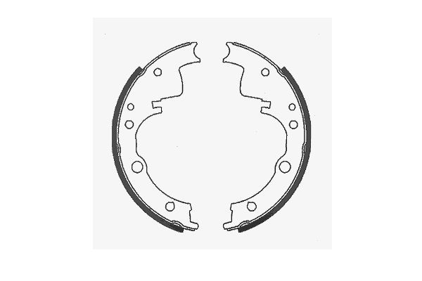 Stabdžių trinkelių komplektas, stovėjimo stabdis SCT - MANNOL SS 528
