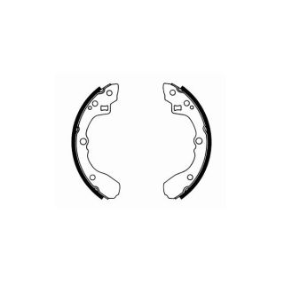 Stabdžių trinkelių komplektas, stovėjimo stabdis SCT - MANNOL SS 532