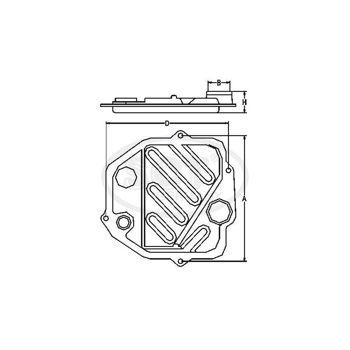 Hidraulinių filtrų komplektas, automatinė transmisija SCT - MANNOL SG 1034