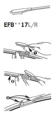 Valytuvai TRICO EFB5317L