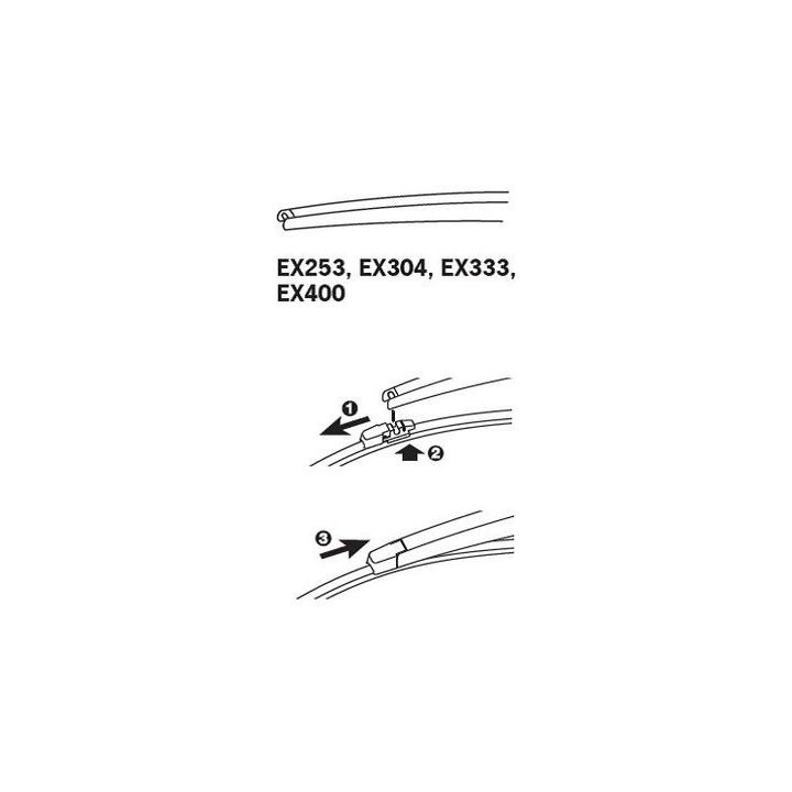 Valytuvai TRICO EX400