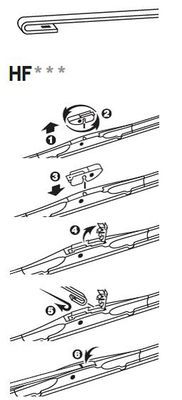 Valytuvai TRICO HF430R