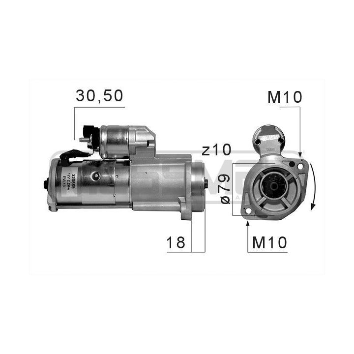 Starteris ERA 220669