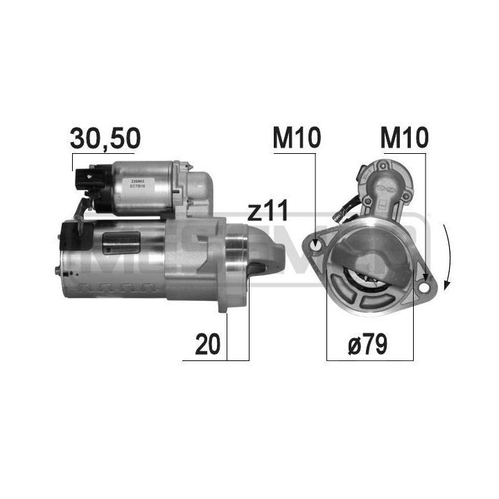 Starteris ERA 220863