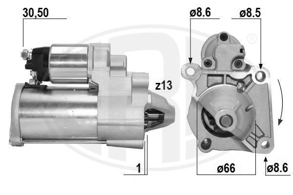 Starteris ERA 221068A