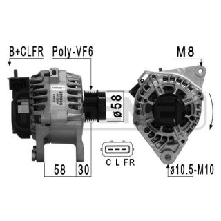 Kintamosios srovės generatorius ERA 209005A