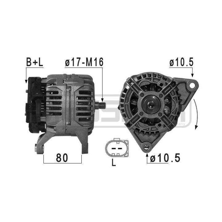 Kintamosios srovės generatorius ERA 209024