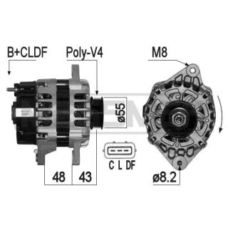Kintamosios srovės generatorius ERA 209030