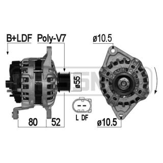 Kintamosios srovės generatorius ERA 209057A