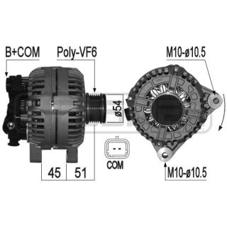 Kintamosios srovės generatorius ERA 209059A