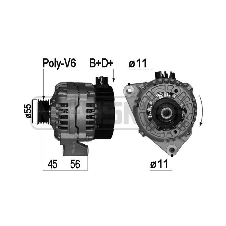 Kintamosios srovės generatorius ERA 209063A