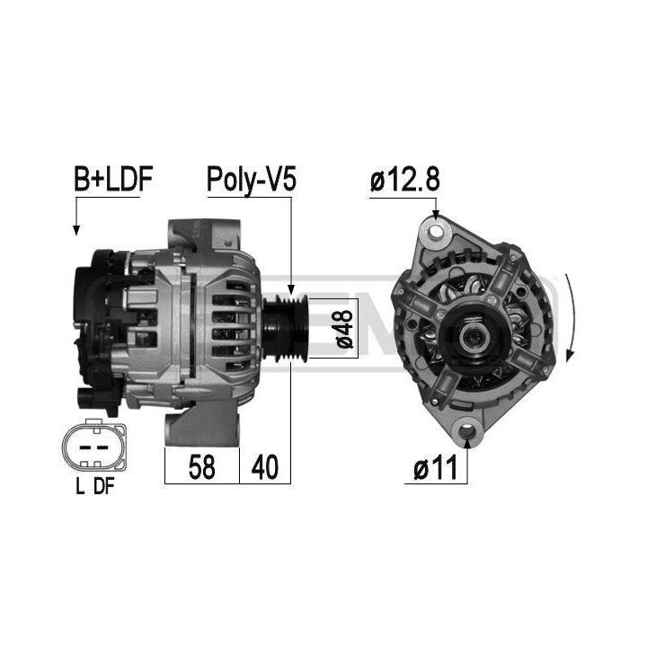 Kintamosios srovės generatorius ERA 209066A