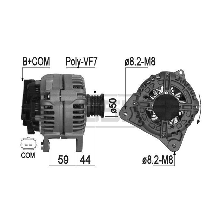Kintamosios srovės generatorius ERA 209073A