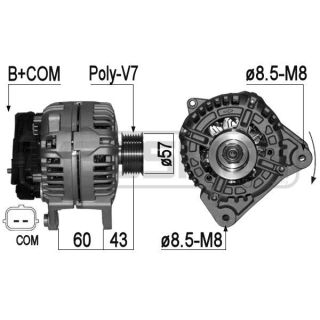 Kintamosios srovės generatorius ERA 209097A