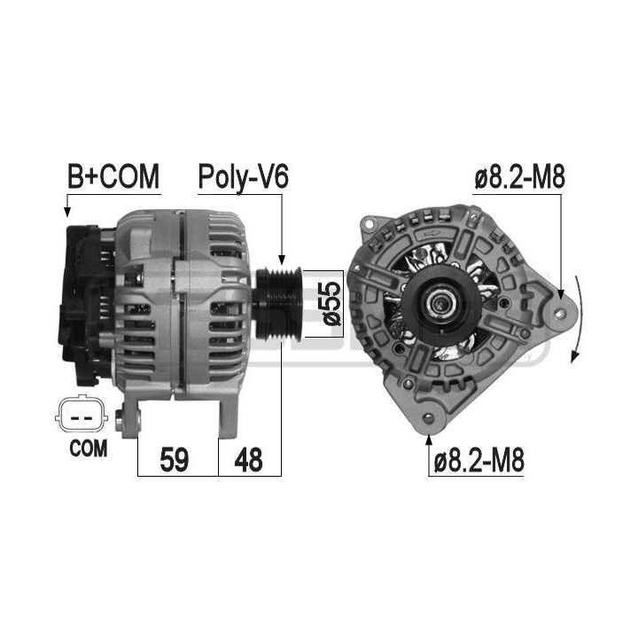 Kintamosios srovės generatorius ERA 209098A