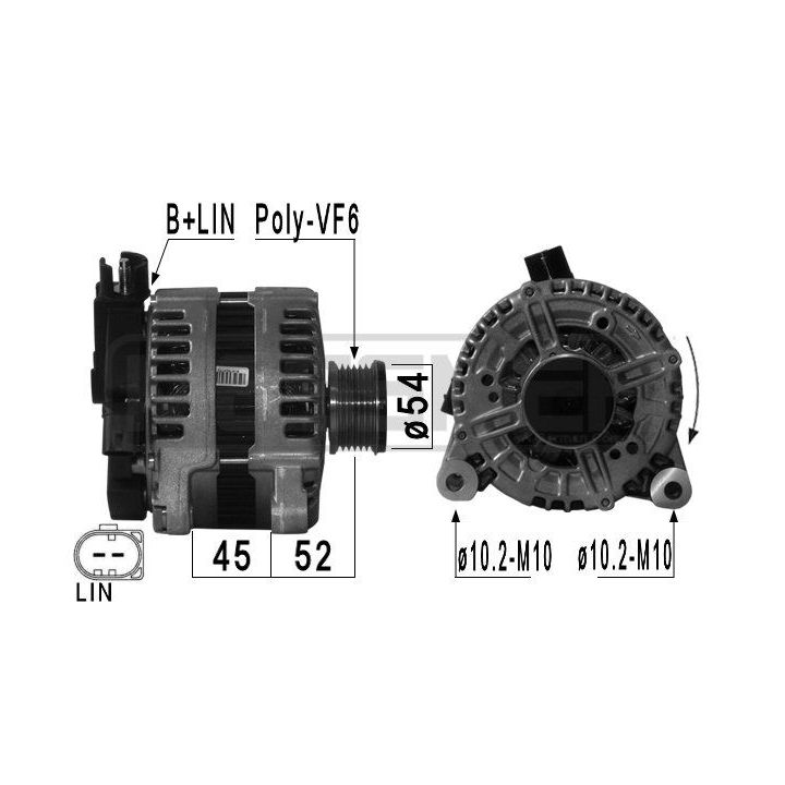 Kintamosios srovės generatorius ERA 209100A