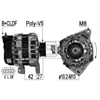 Kintamosios srovės generatorius ERA 209125