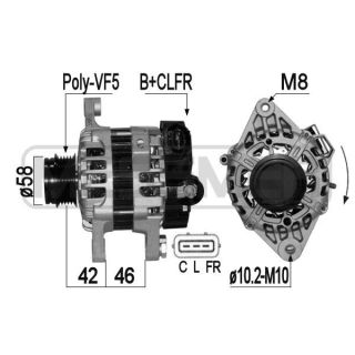 Kintamosios srovės generatorius ERA 209126