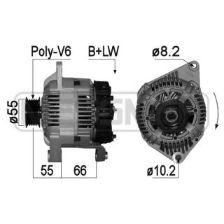 Kintamosios srovės generatorius ERA 209156A